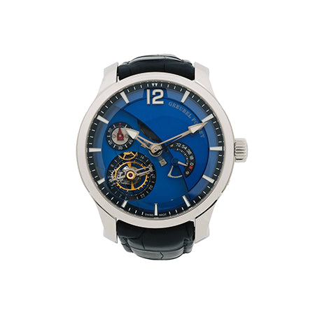 グルーベルフォルセイ Greubel Forsey Double Tourbillon 30°モデル Blue Dial Edition