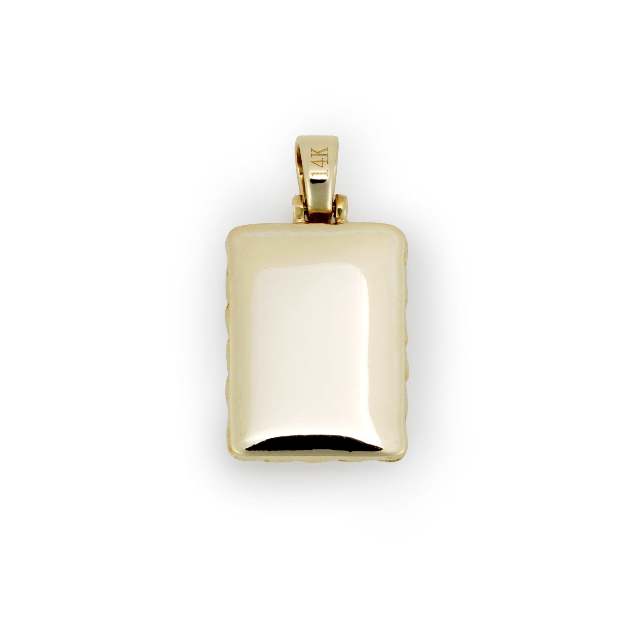イエローゴールド スクエア ペンダント