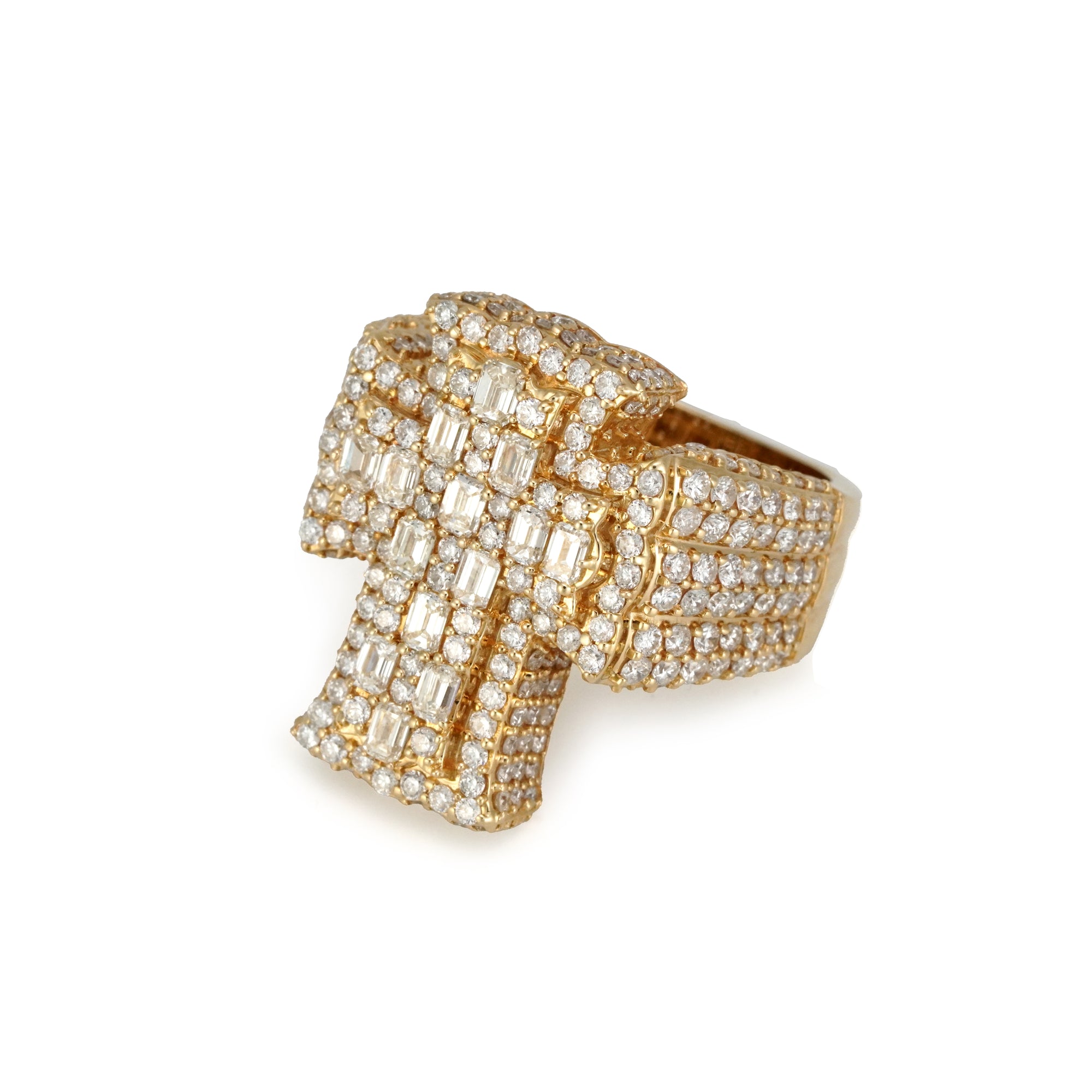 イエローゴールド ダイヤモンド リング