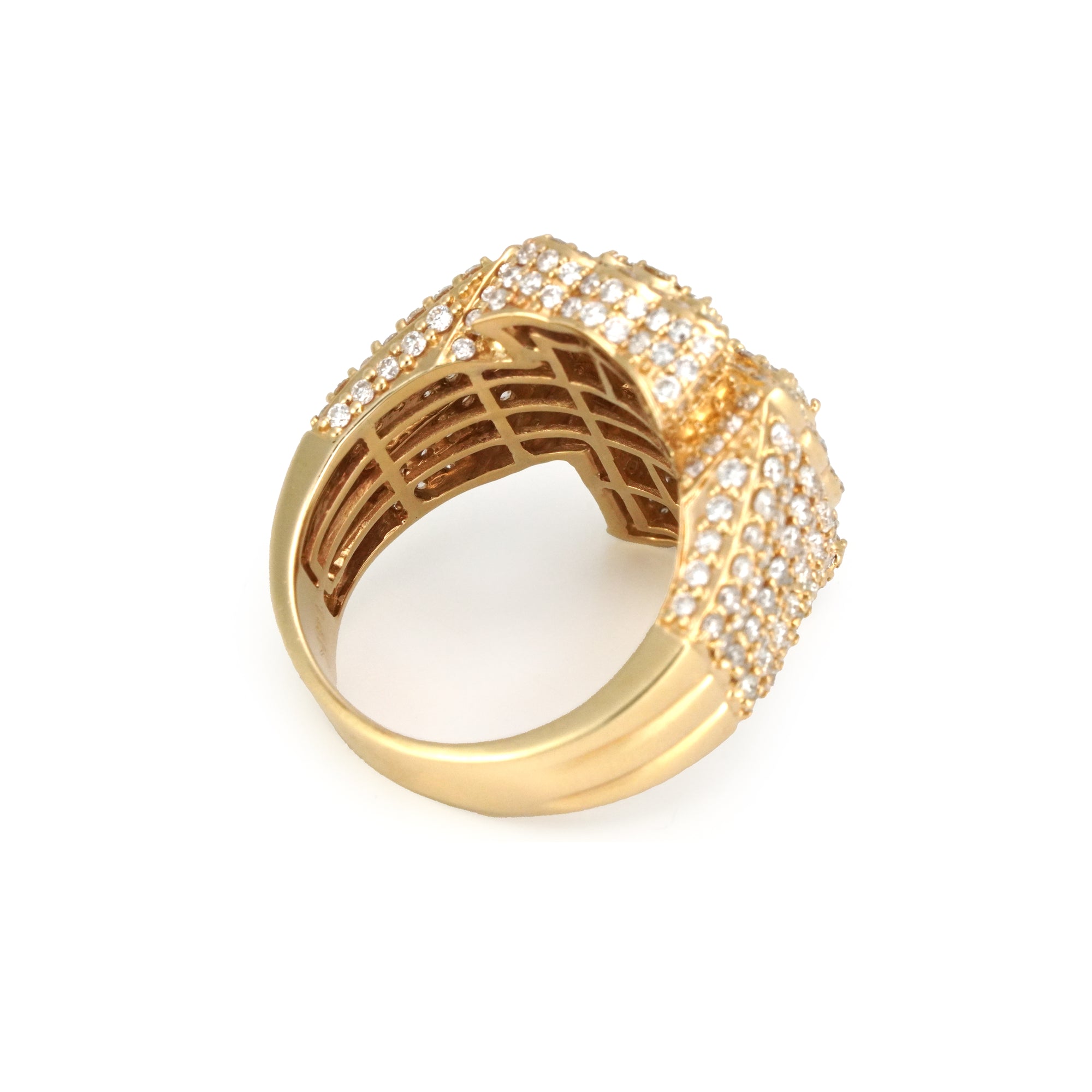 イエローゴールド ダイヤモンド リング