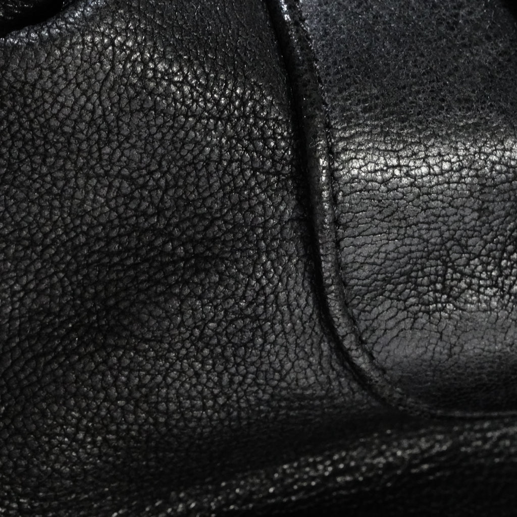 クロムハーツ　Chrome Hearts ￼クロスパッチ　ボストンバック　ブラック