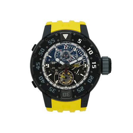 (61)RICHARD MILLE リシャールミル RM028 オートマティック ダイバー イエロー