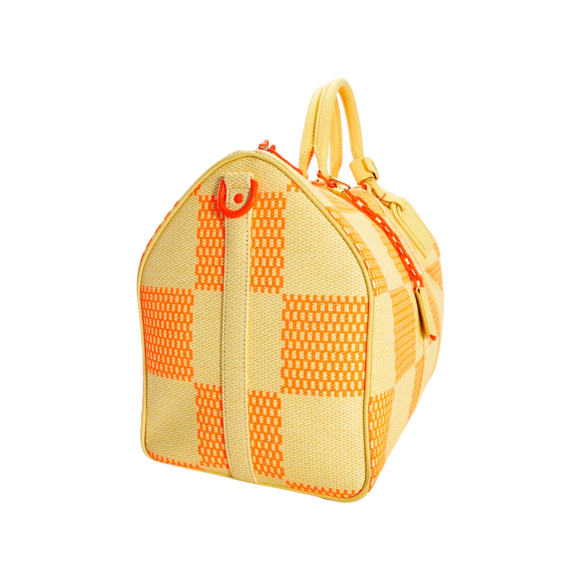LOUIS VUITTON ルイ　ヴィトン　キーポル　ダミエ　ラフィア LOUIS VUITTON ルイヴィトンキーポルダミエラフィア