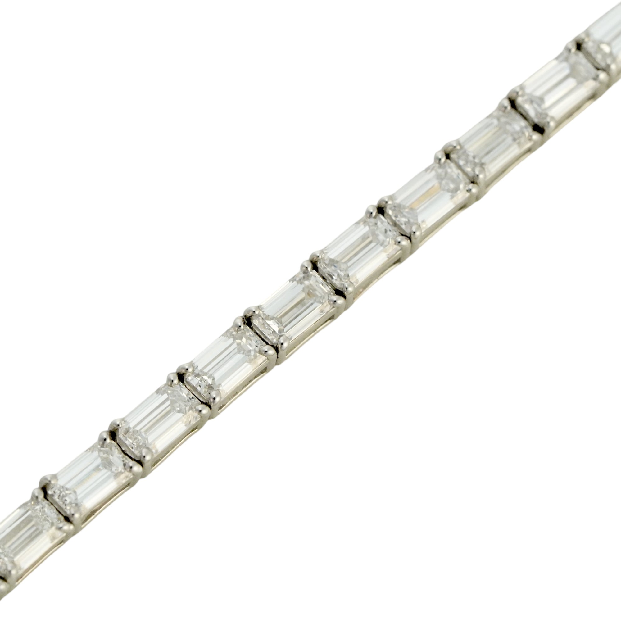 バゲットラボダイヤモンドブレスレット　