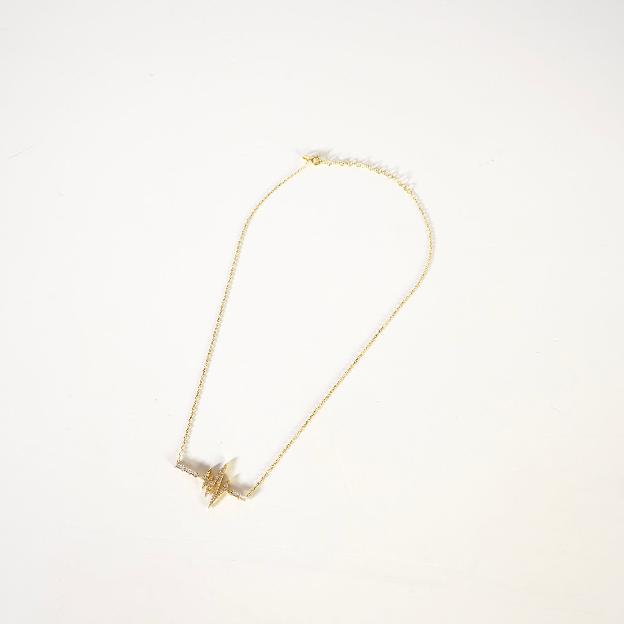 BABY TRAX 心電図ネックレス　YGメッキ