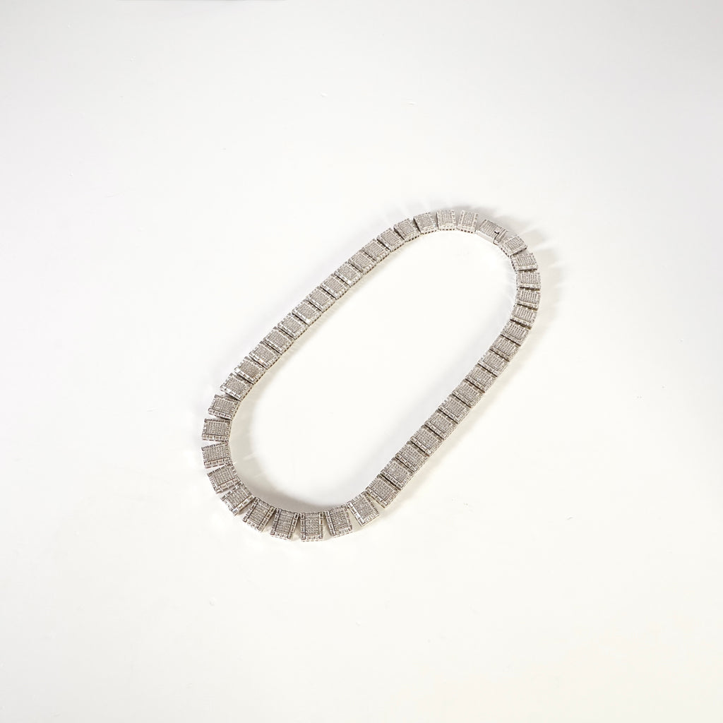 BABY TRAX ボックスチェーンネックレス　WGメッキ