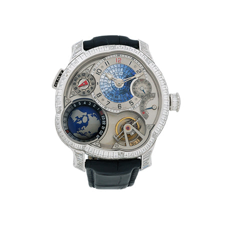 グルーベルフォルセイ Greubel Forsey GMTモデル Earth Baguette Diamond Edition
