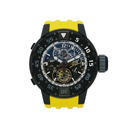(61)RICHARD MILLE リシャールミル RM028 オートマティック ダイバー イエロー