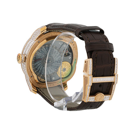 グルーベルフォルセイ Greubel Forsey GMTモデル Earth Baguette Diamond Rose Gold Edition