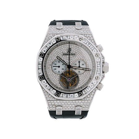 Audemars Piguet Royal Oak Chronograph Tourbillon Baguette Diamond Bezel