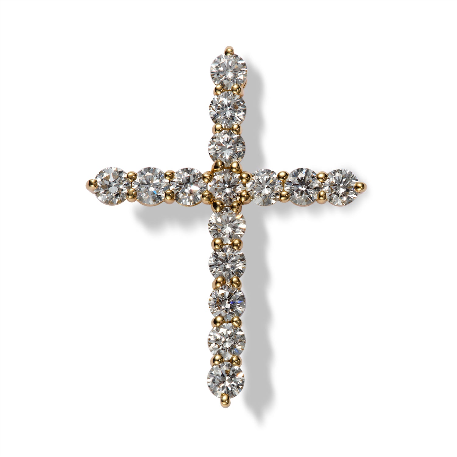 ダイヤモンド×ルビー ペンダントトップ なにげなく K18YG 3.79ct 11.1g 