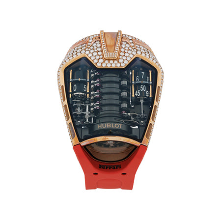 (52)ウブロ ラ・フェラーリ エムピーファイブ レッド ファクトリーダイアモンド La Ferrari MP-05 red Factory diamond 限定版の為、表記不可