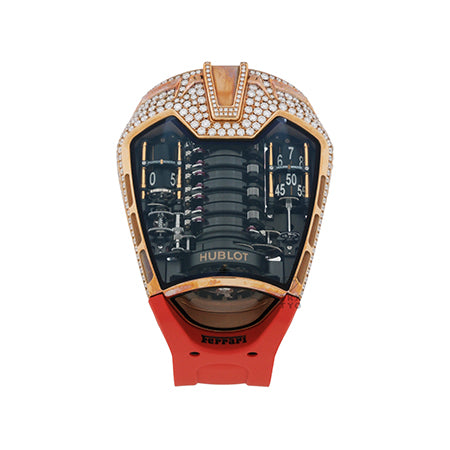 (52)ウブロ ラ・フェラーリ エムピーファイブ レッド ファクトリーダイアモンド La Ferrari MP-05 red Factory diamond 限定版の為、表記不可