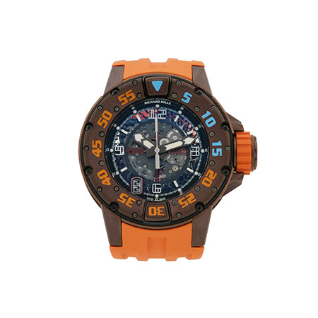 (60)RICHARD MILLE リシャールミル RM028 オートマティック ダイバー ブラウン PVD