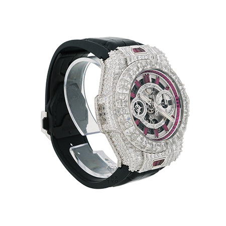 宇舶錶 Unico 高級珠寶系列 全長方形切割鑽石及紅寶石