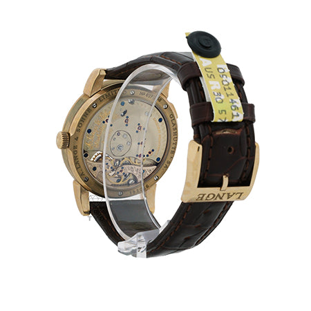 (65)ランゲ&ゾーネ LANGE&SOHNE ランゲ1・トゥールビヨン 704.032 K18PG無垢