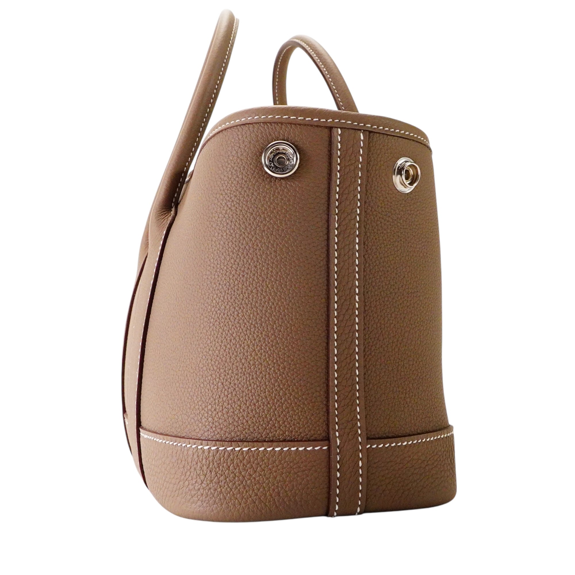 エルメスバック　ガーデンパーティー　ネオブラウン　K刻印　エトゥープ トゴ　シルバー　金具　