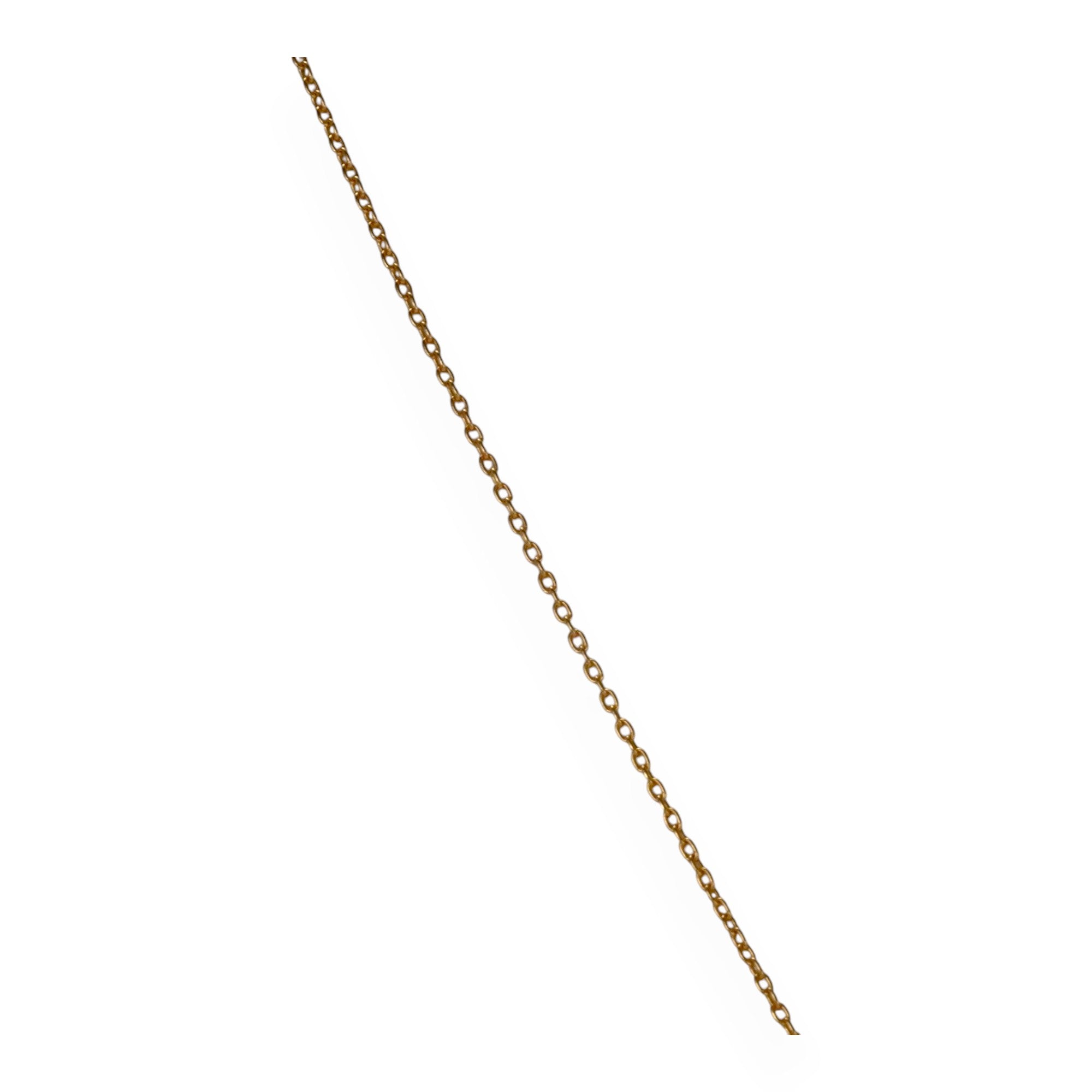 イエローゴールド  C イニシャル ネックレス