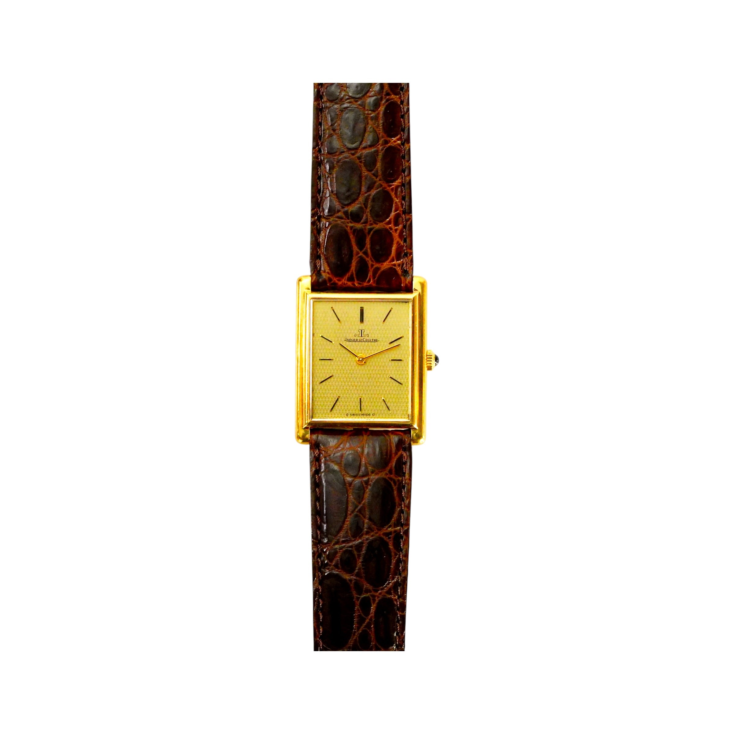 ジャガー・ルクルト タンク Jaeger LeCltre 6029.21 18KYG 金無垢 1970
