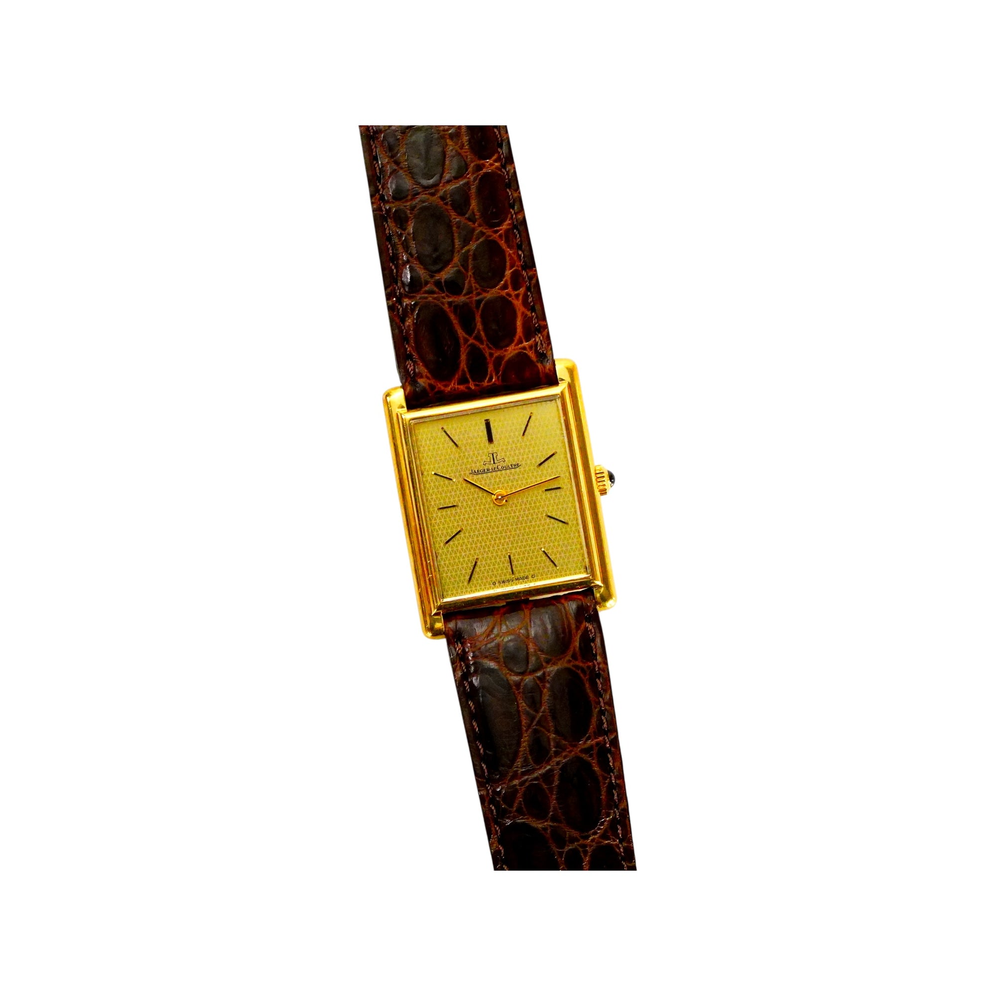 ジャガー・ルクルト　タンク Jaeger LeCltre　6029.21　18KYG 金無垢　1970年代　手巻き　