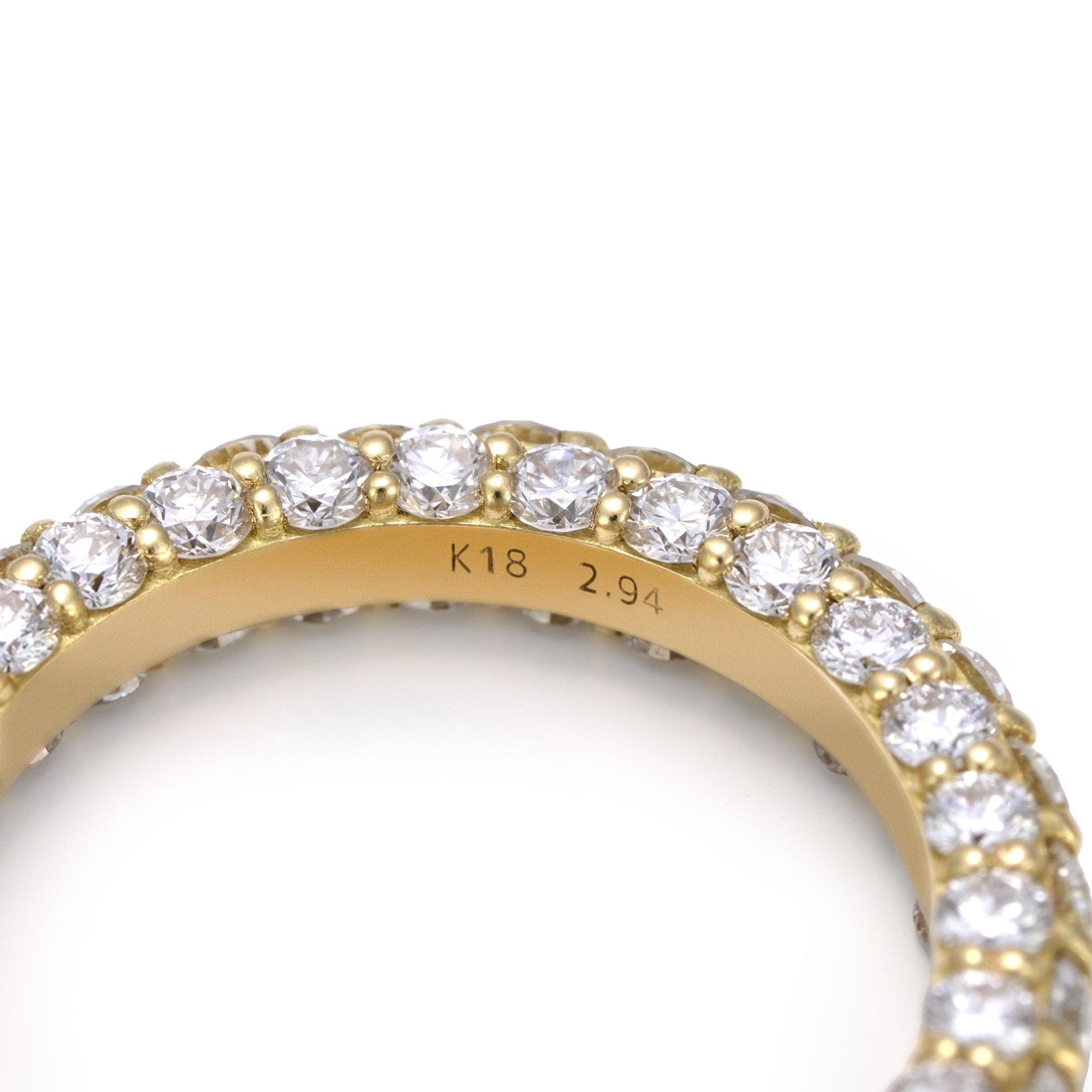 イエローゴールド ラボダイヤ リング