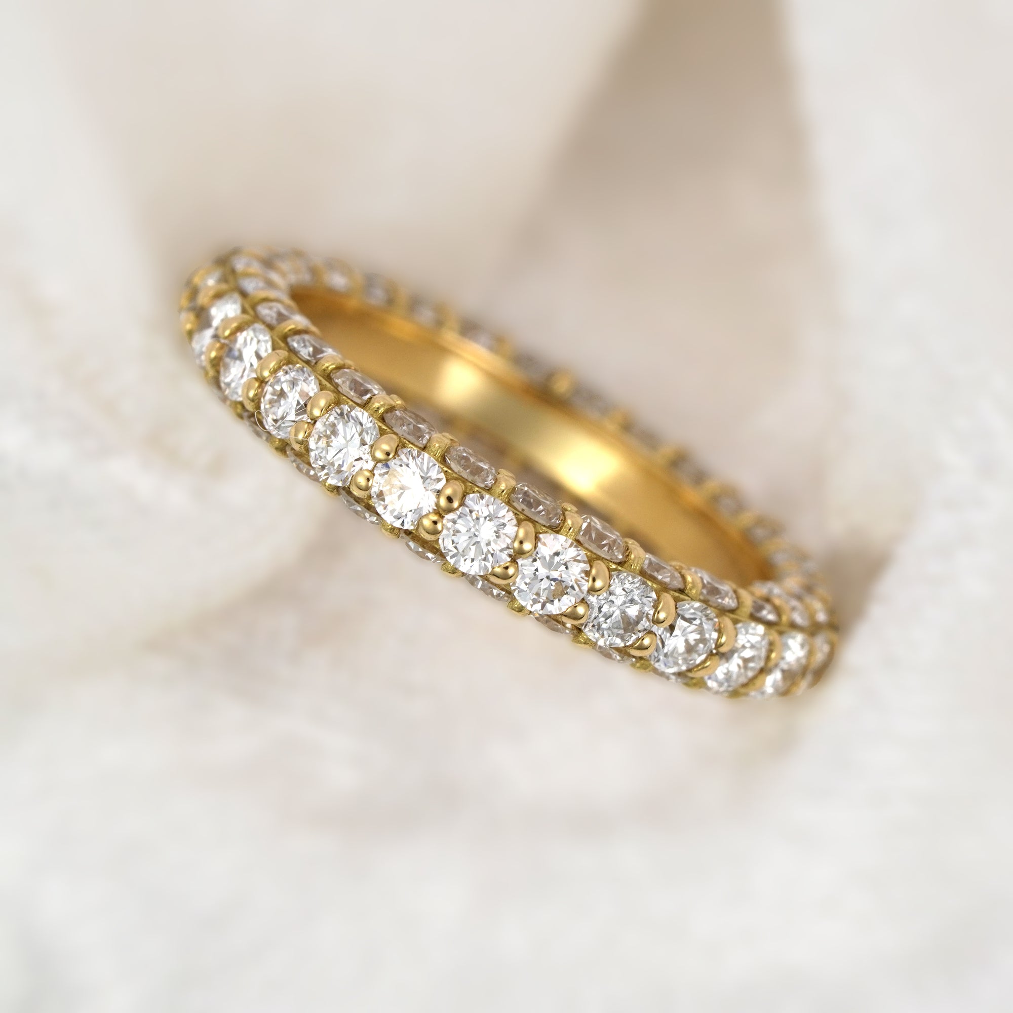 イエローゴールド ラボダイヤ リング