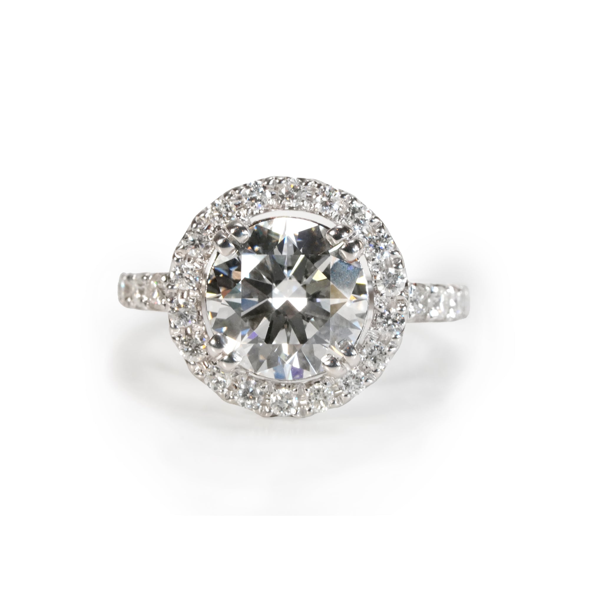 ホワイトゴールド ラボダイヤモンド リング