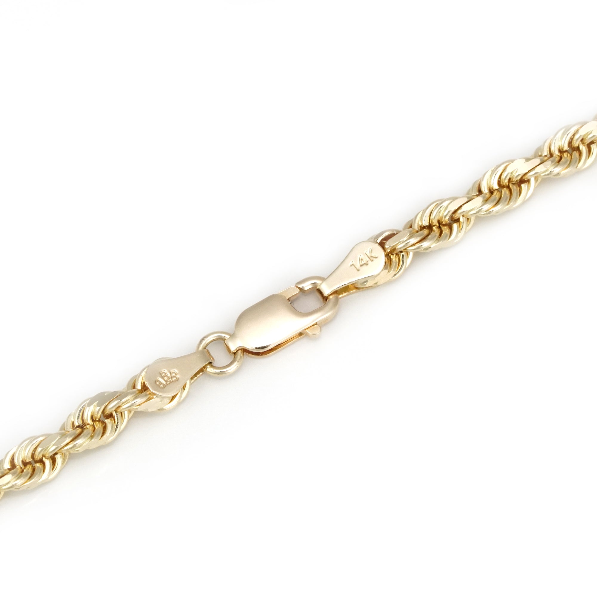 イエローゴールド ロープ チェーン