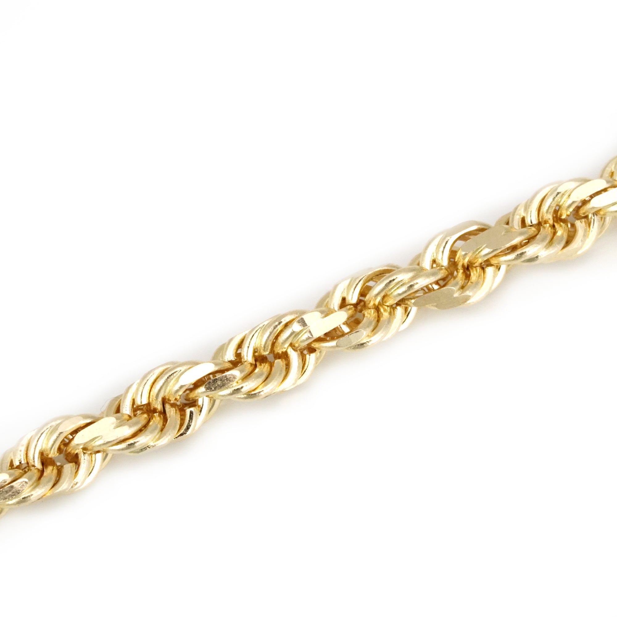 イエローゴールド ロープ チェーン