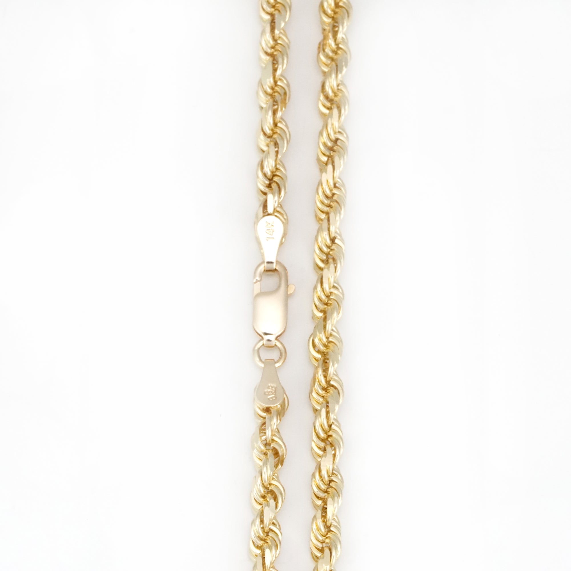 イエローゴールド ロープ チェーン