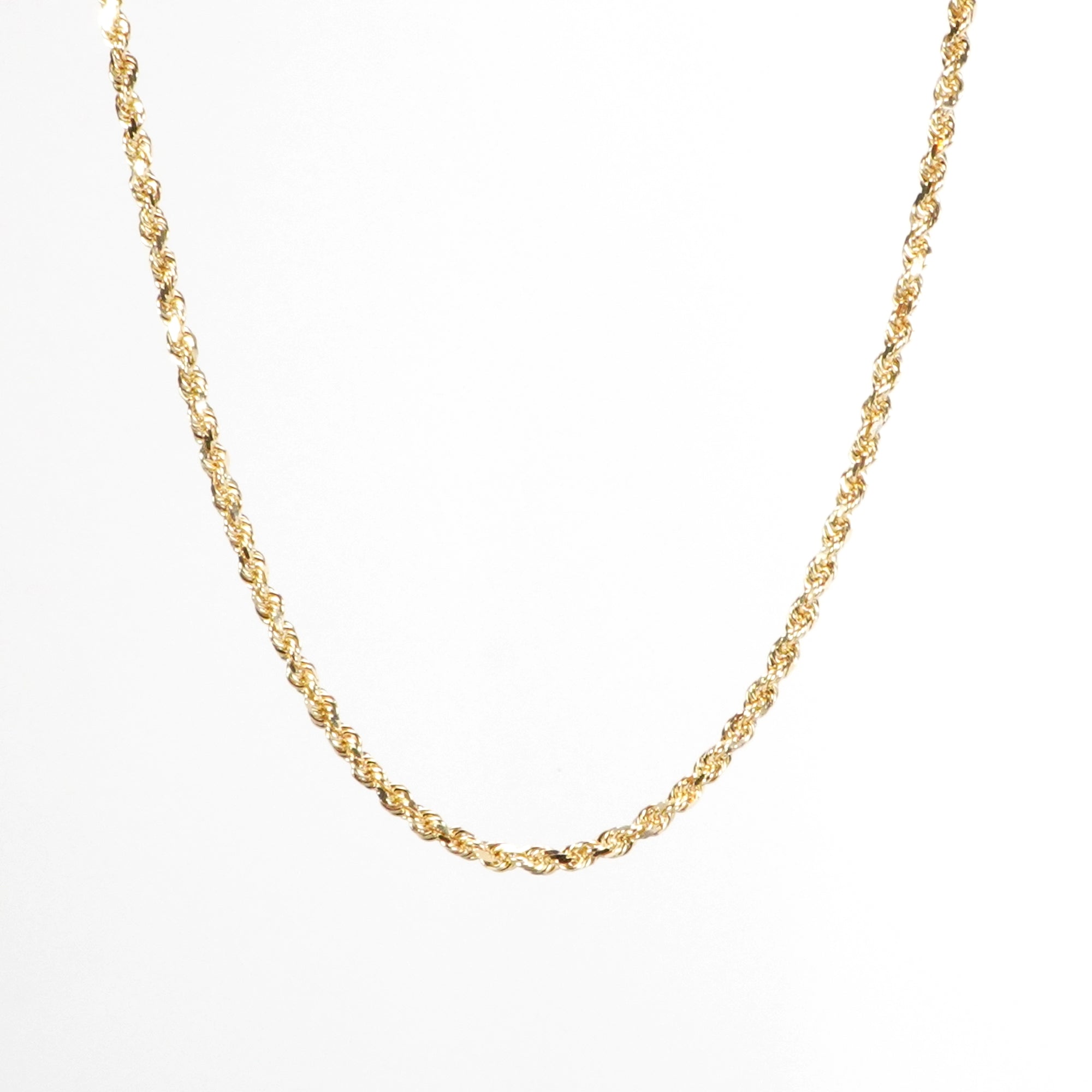 イエローゴールド ロープ チェーン