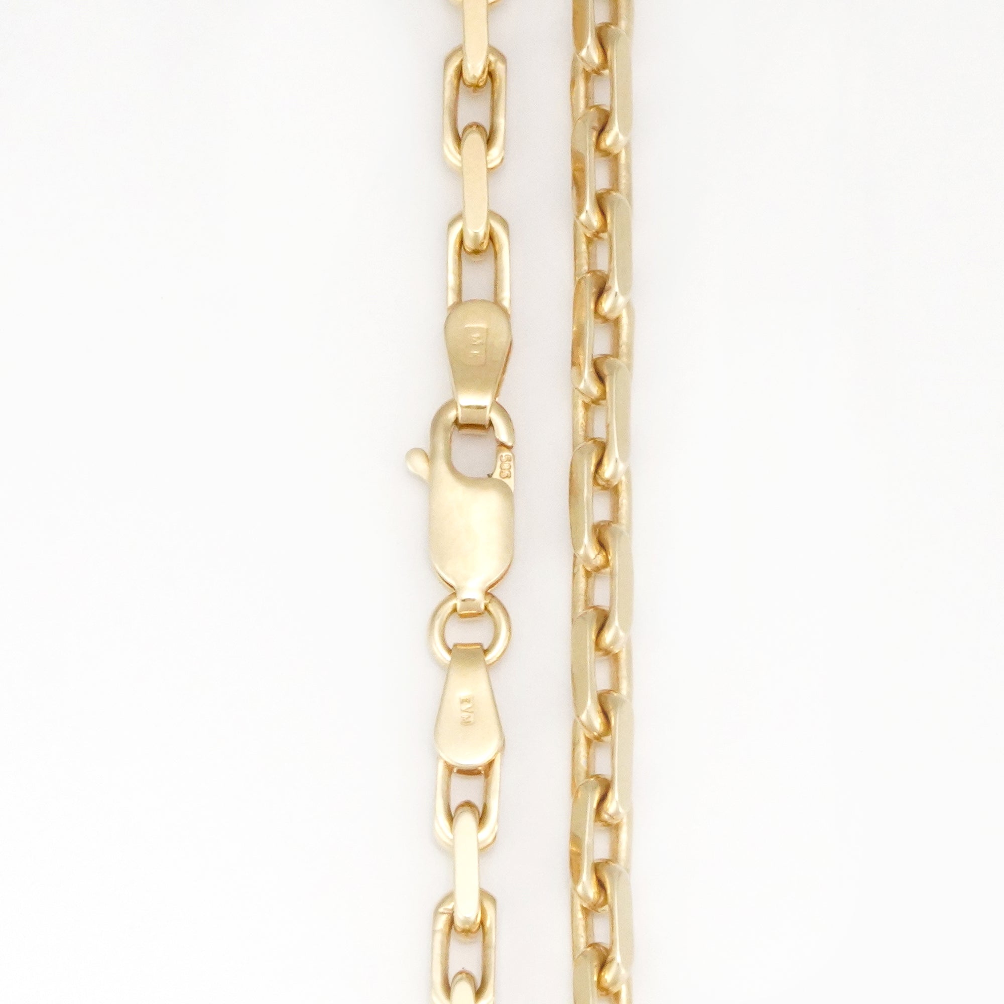 イエローゴールド アズキ チェーン