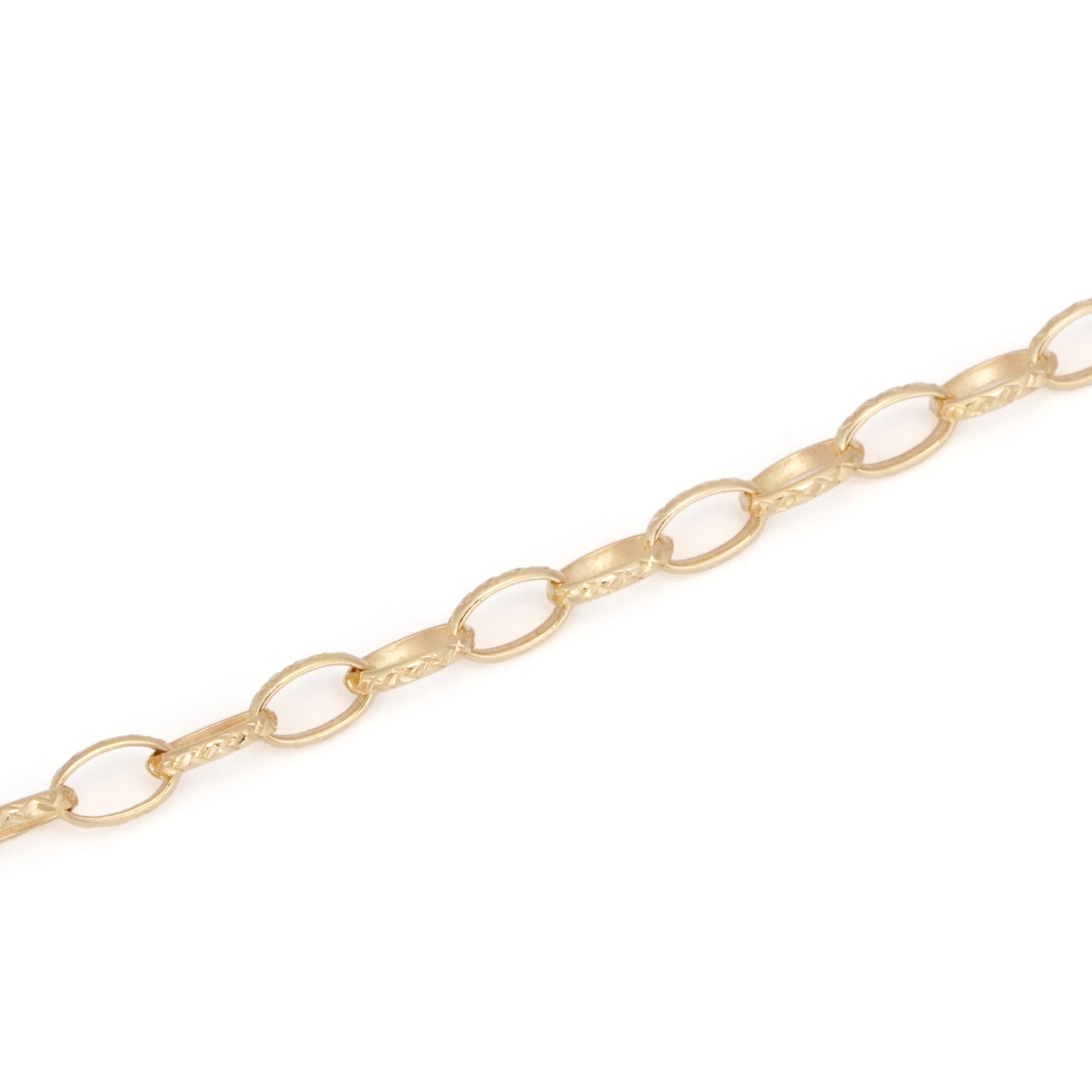 イエローゴールド アズキ チェーン