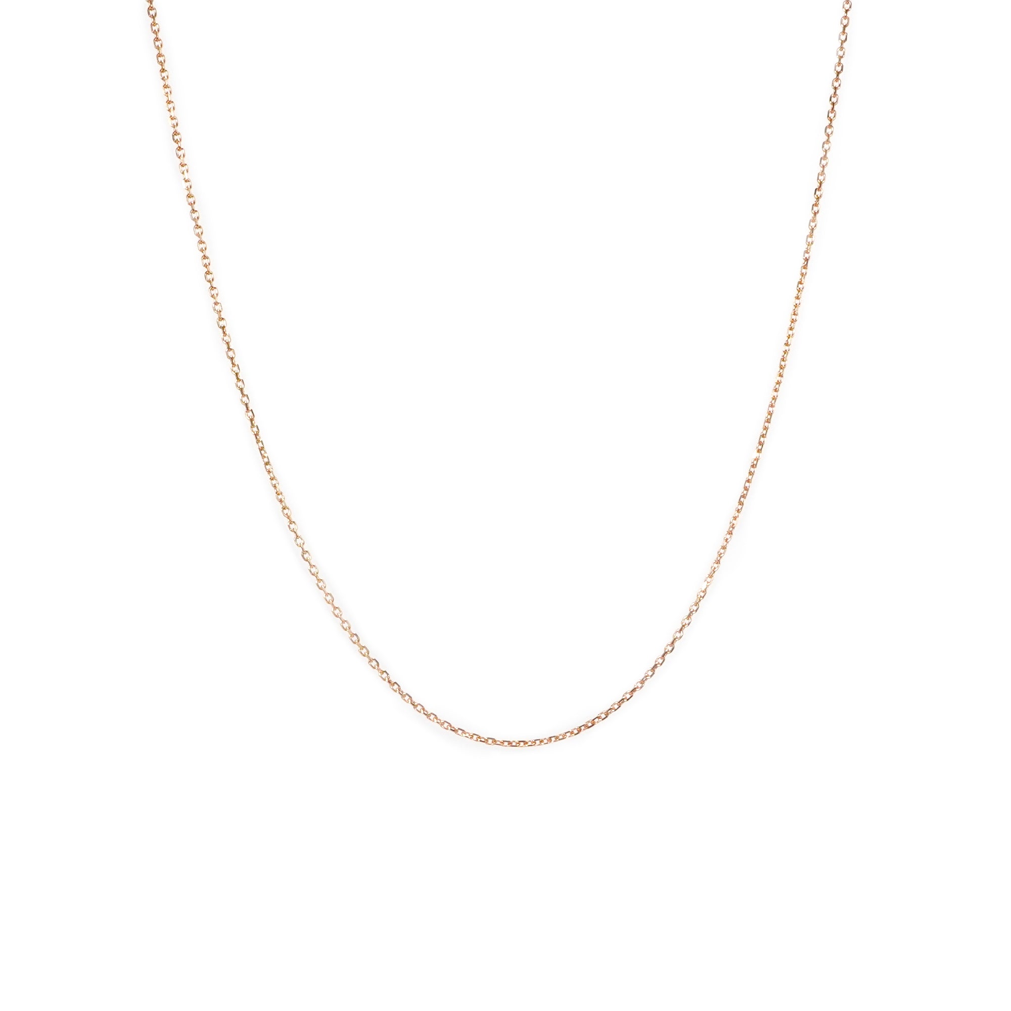 ローズゴールド アズキ チェーン