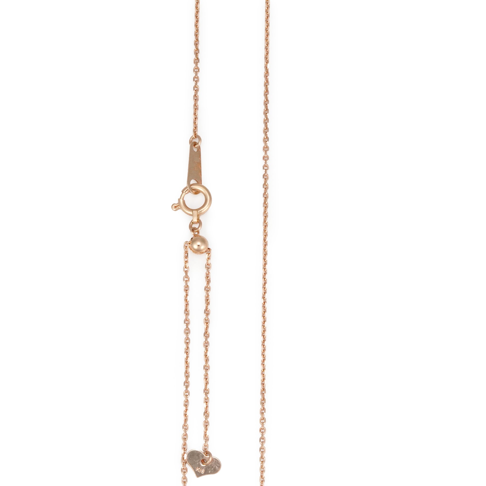 ローズゴールド アズキ チェーン