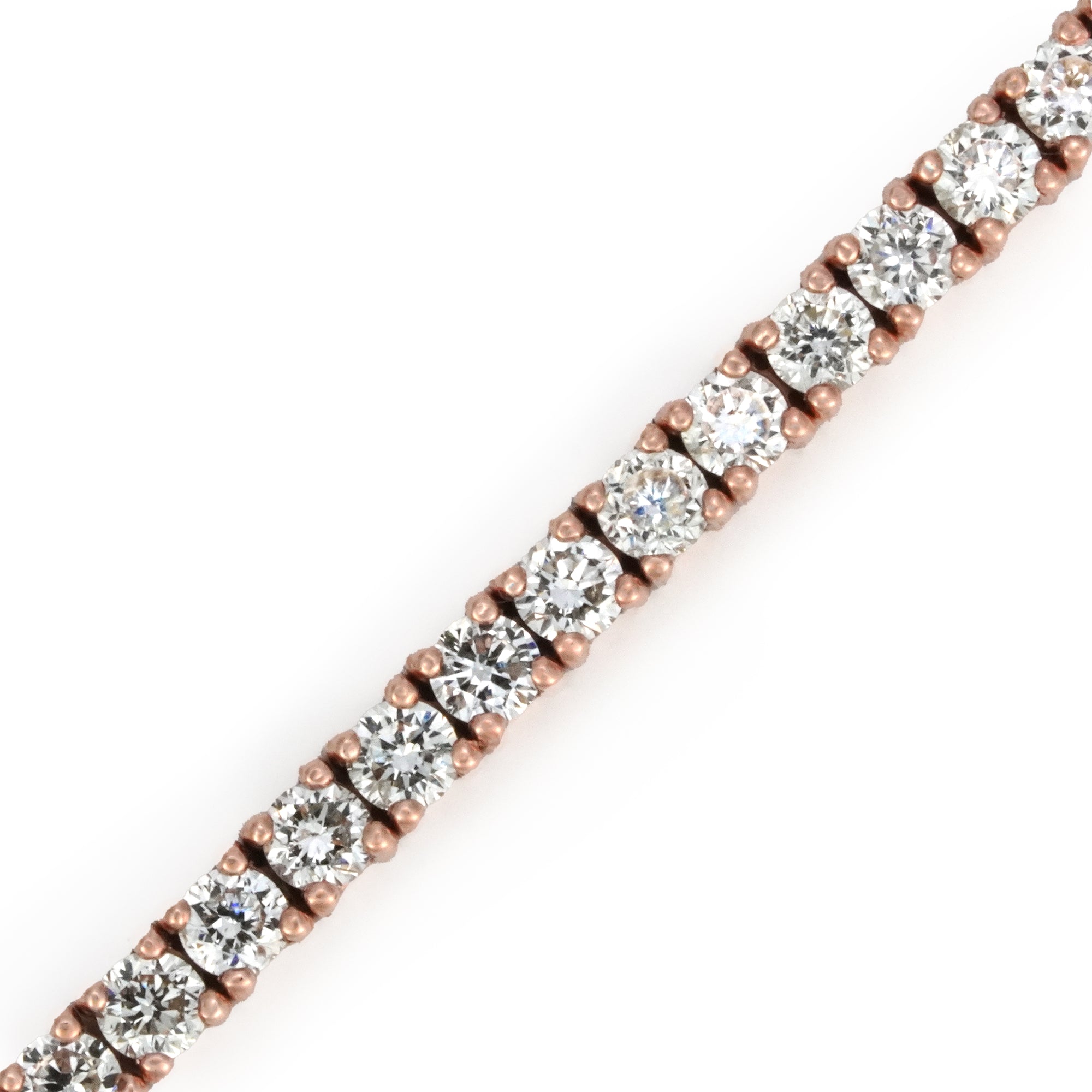 ローズゴールド テニス ブレスレット