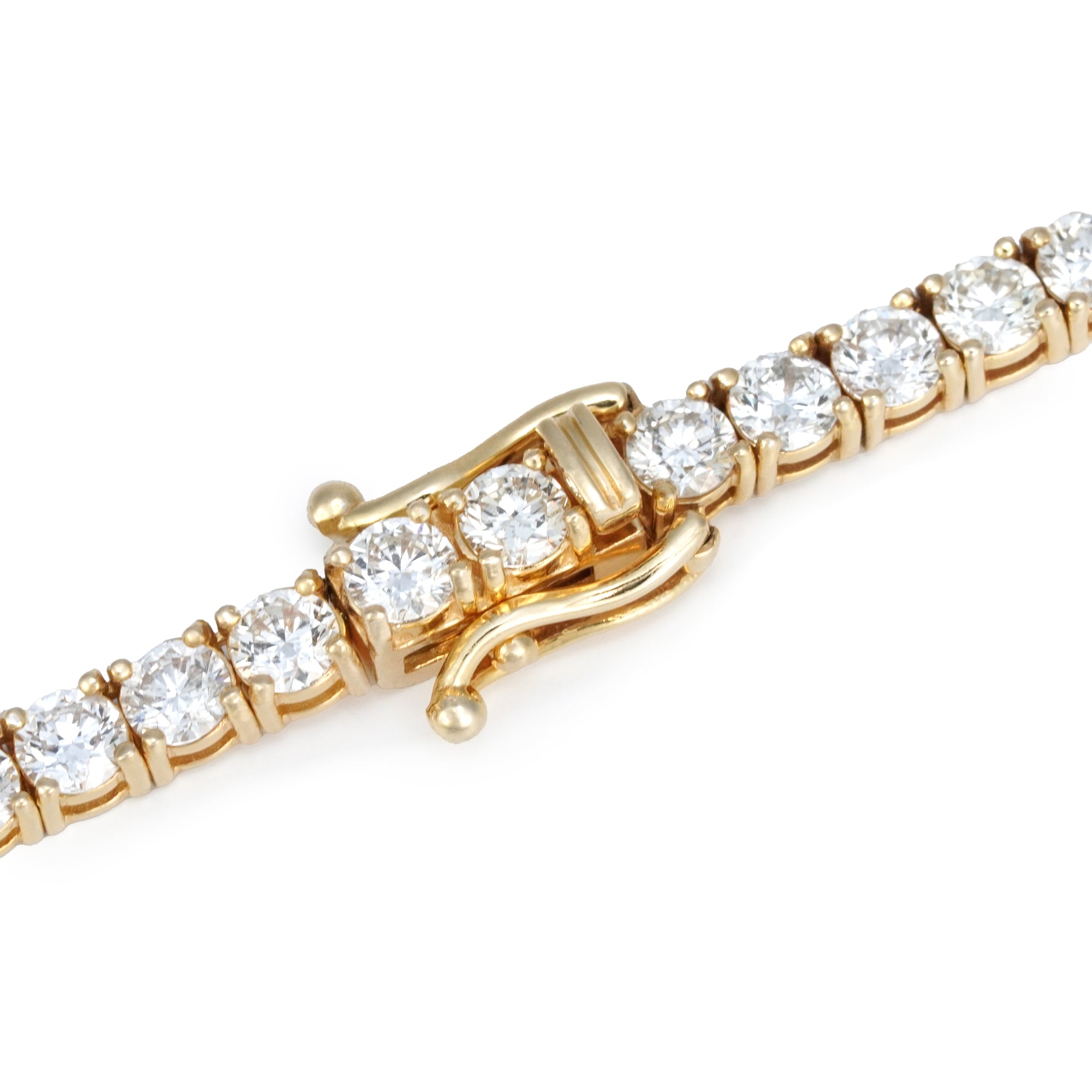 イエローゴールド テニス ネックレス