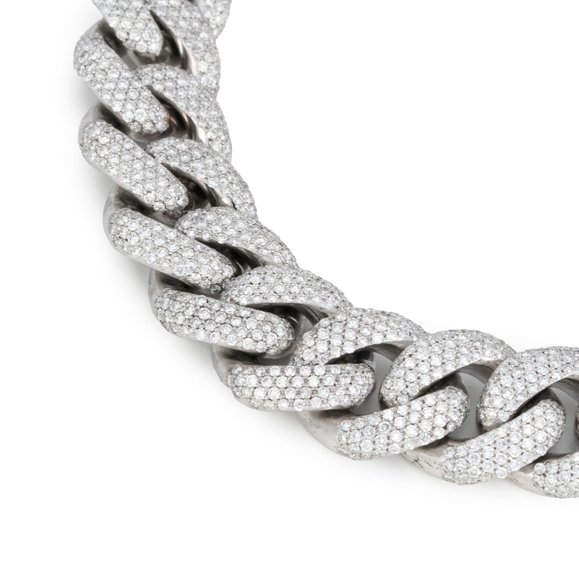 ホワイトゴールド マイアミ ネックレス