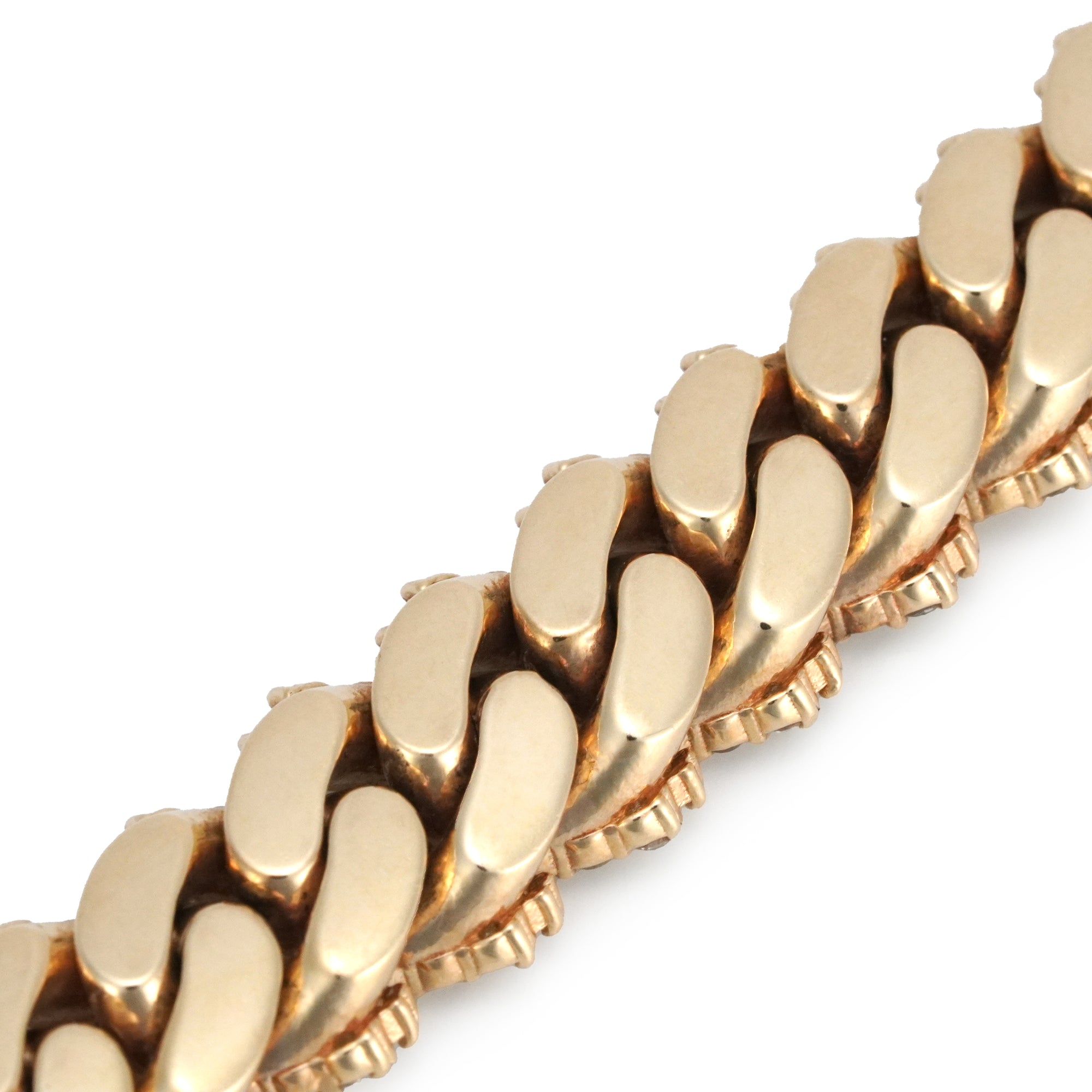 イエローゴールド マイアミ ブレスレット