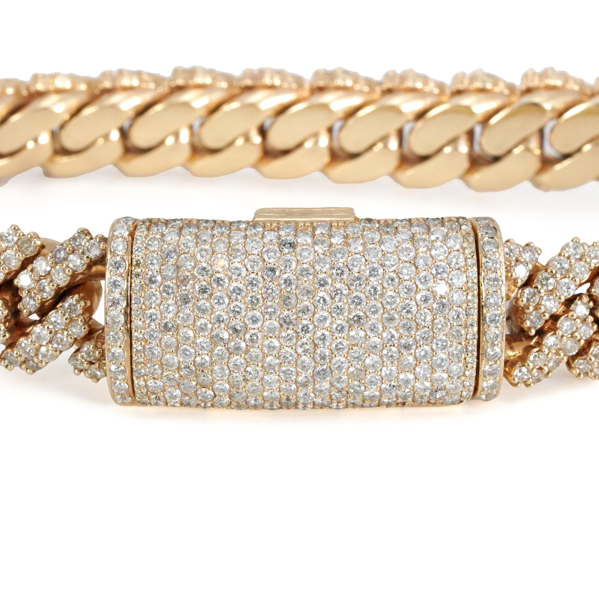 イエローゴールド マイアミ ブレスレット