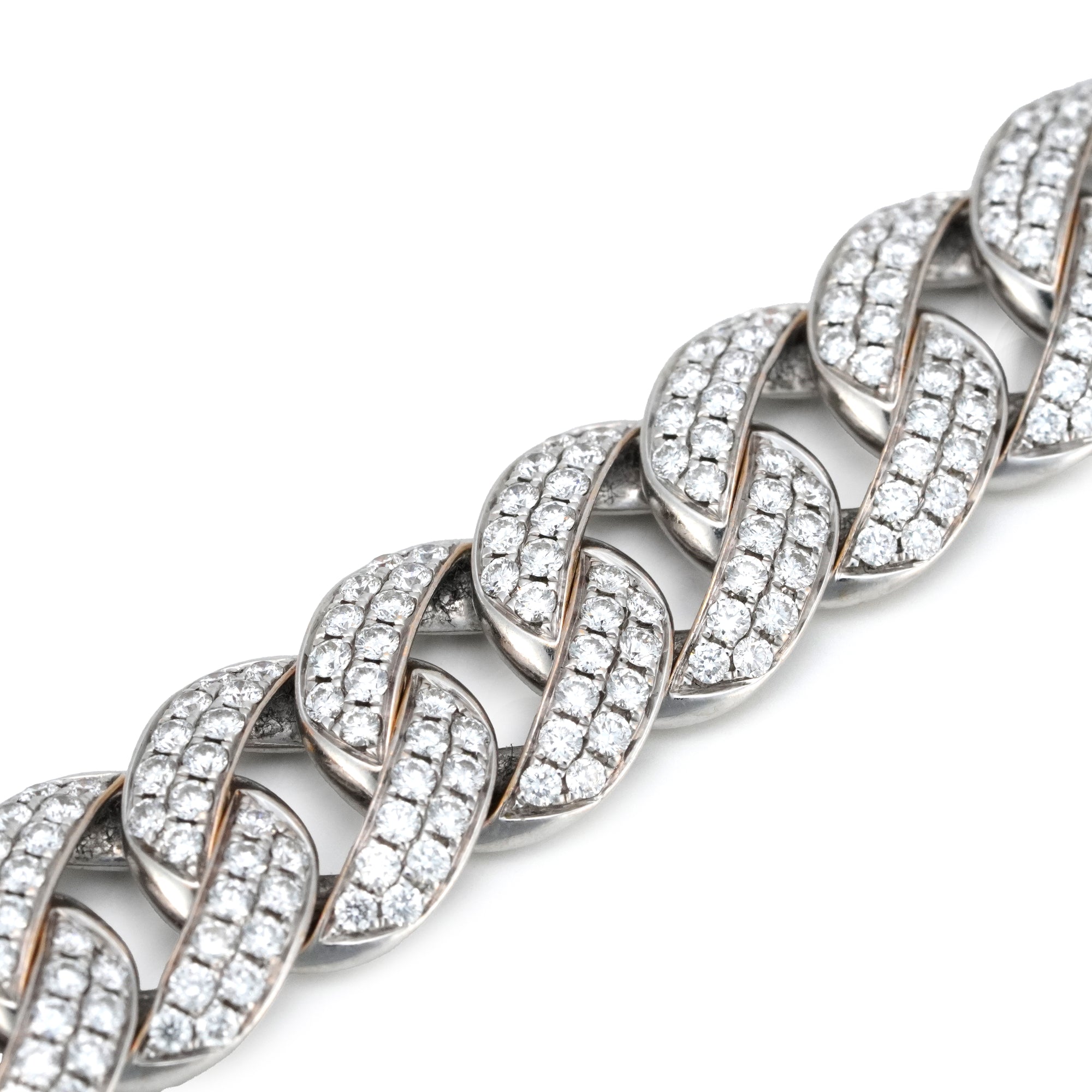 ホワイトゴールド マイアミ ブレスレット