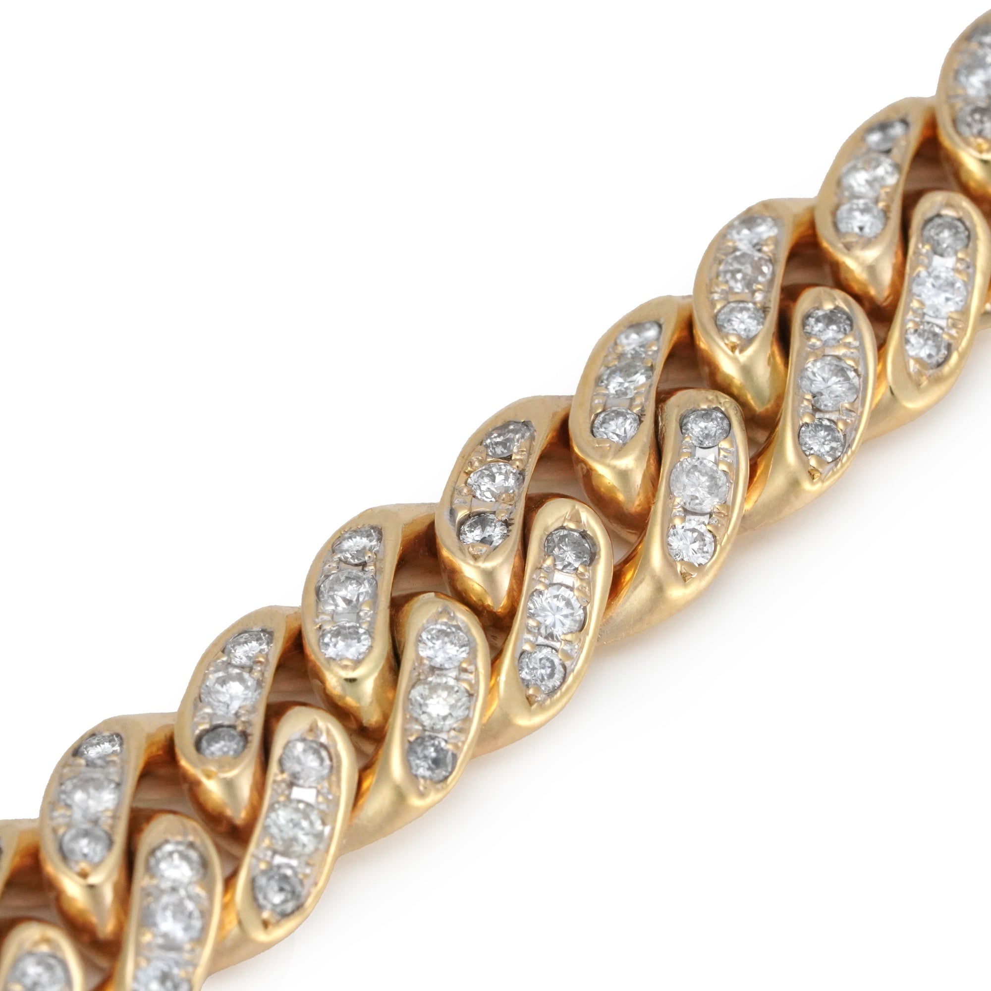 イエローゴールド マイアミ ブレスレット