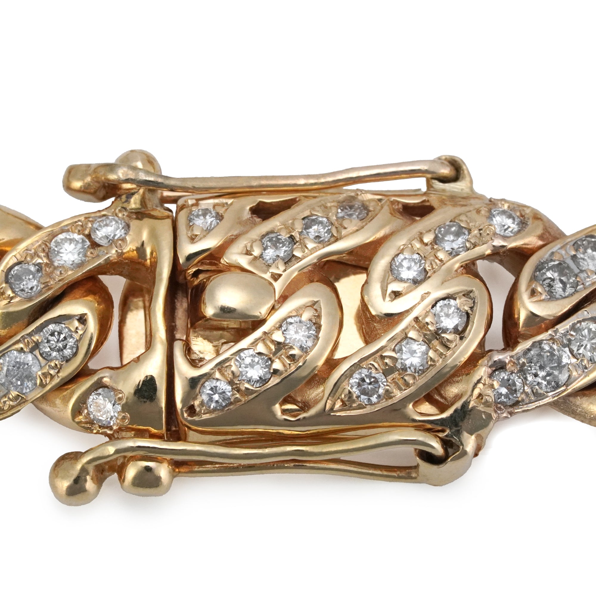 イエローゴールド マイアミ ブレスレット