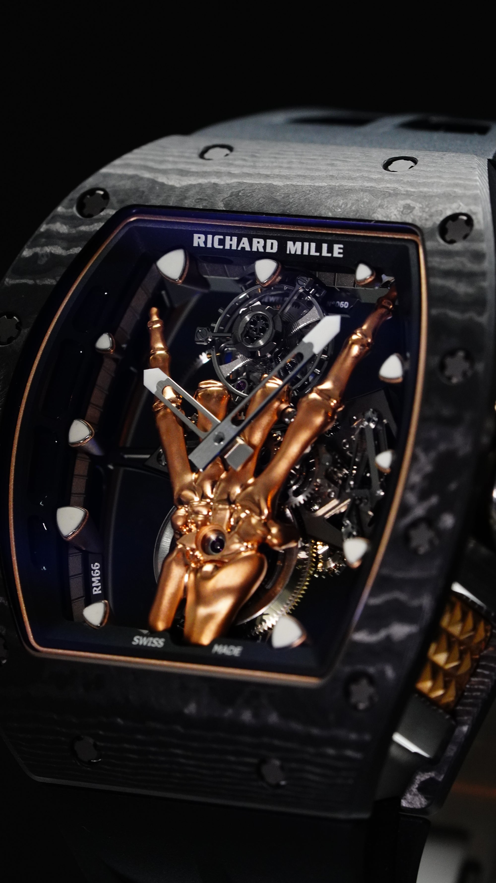 リシャール・ミル RM66 ロック　フライングトゥールビヨン　スケルトン　RICHARD MILLE