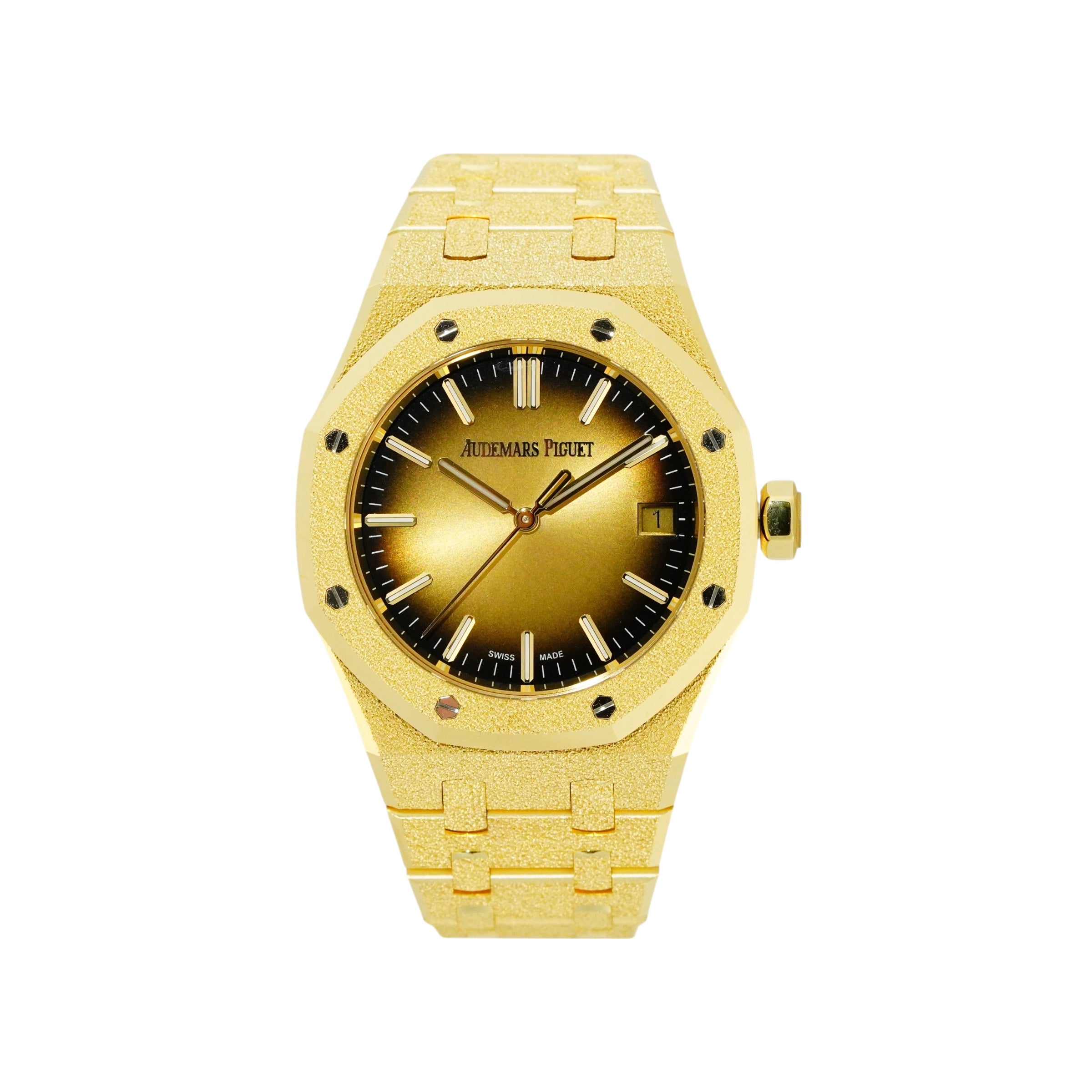 コルクページ オーデマピゲ ロイヤルオーク フロステッド 15550BA 18K Audemars