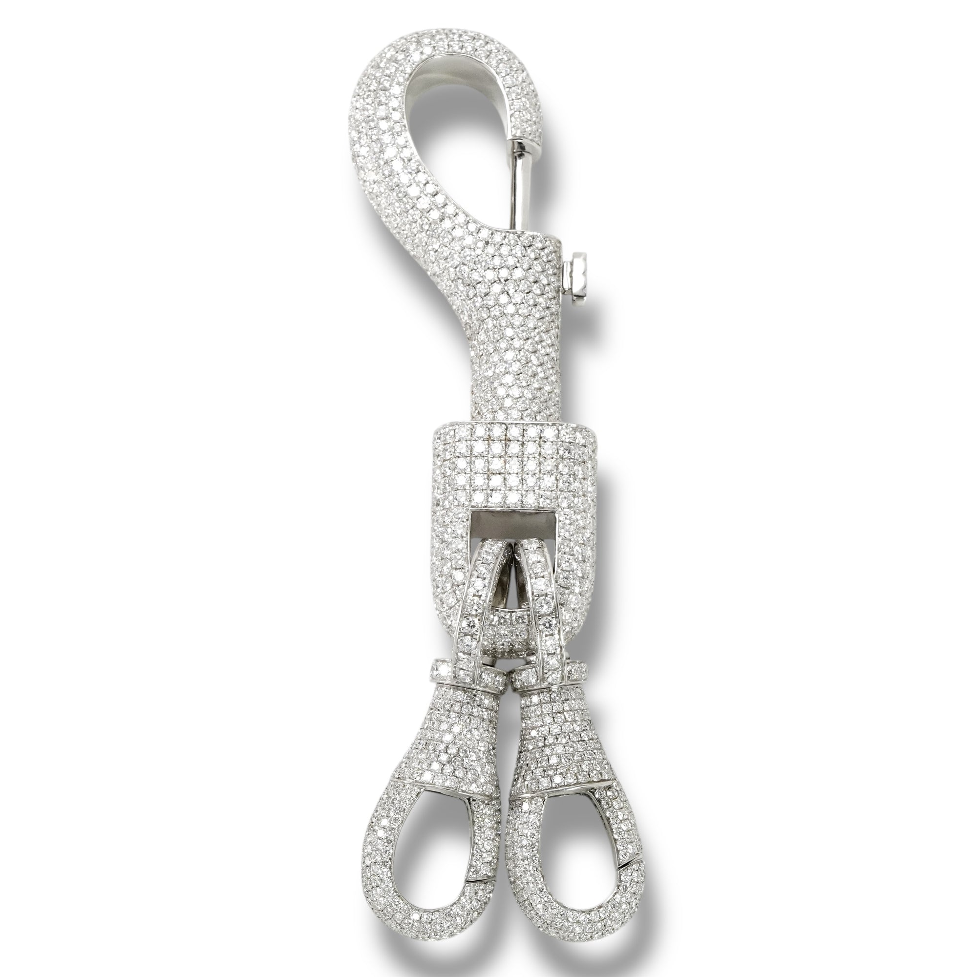 TRAX CUSTOM キーチェーン　ラボダイヤ　シルバー925