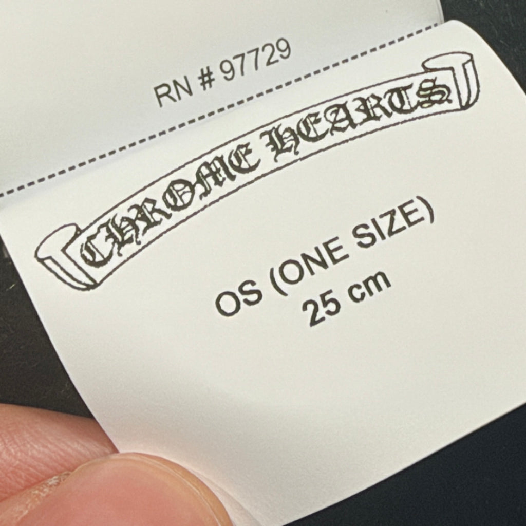 CHROME HEARTS クロムハーツ 帽子 ビーニー ブラック カシミヤ ONE SIZE 25cm