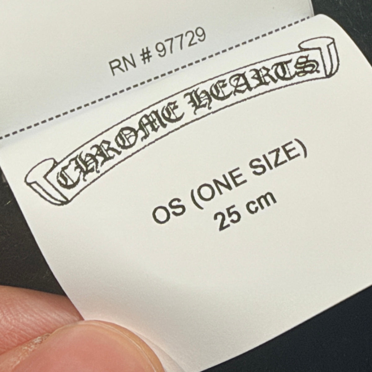 CHROME HEARTS クロムハーツ 帽子 ビーニー ブラック カシミヤ ONE SIZE 25cm