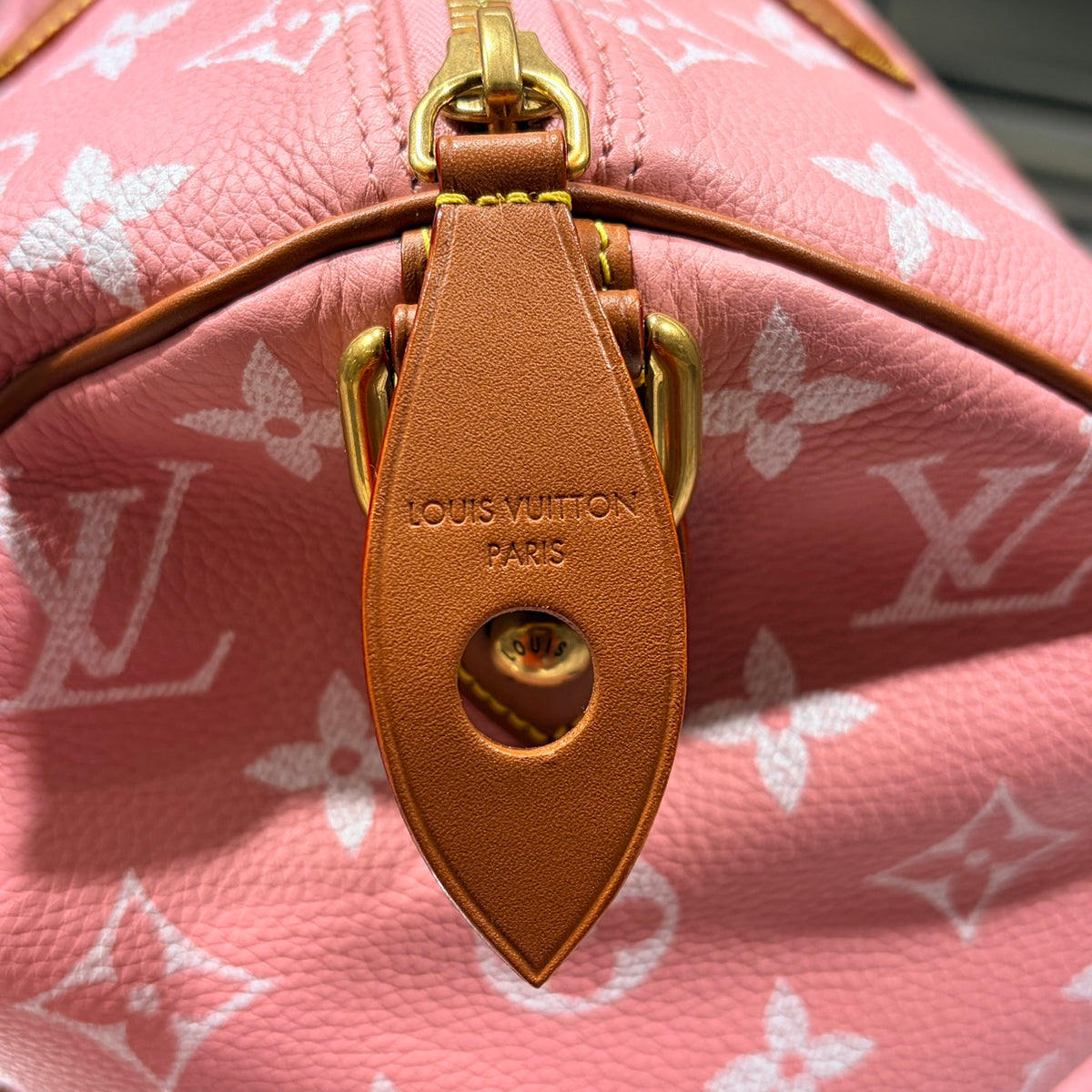 LOUIS VUITTON ルイヴィトン スピーディ P9 バンドリエール 40 ピンク サクラ モノグラムキャンバス