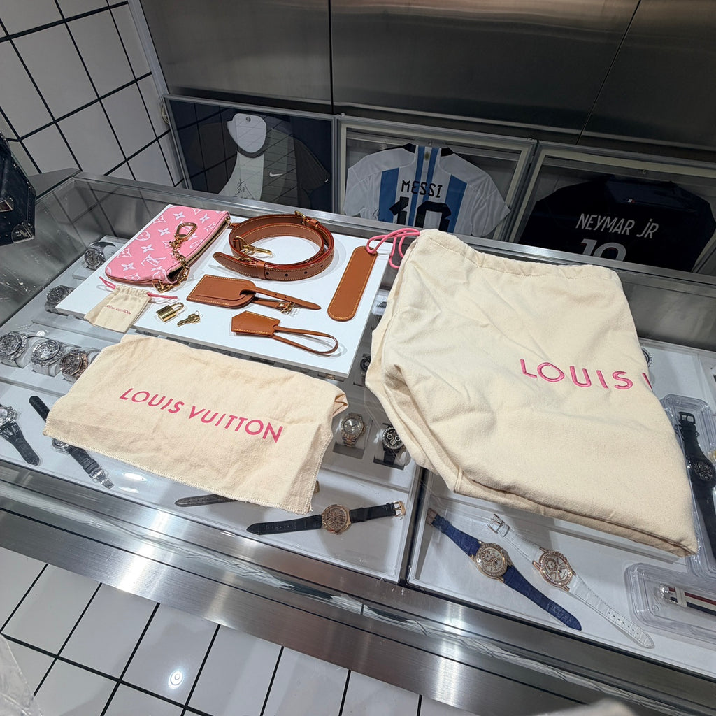 LOUIS VUITTON ルイヴィトン スピーディ P9 バンドリエール 40 ピンク サクラ モノグラムキャンバス